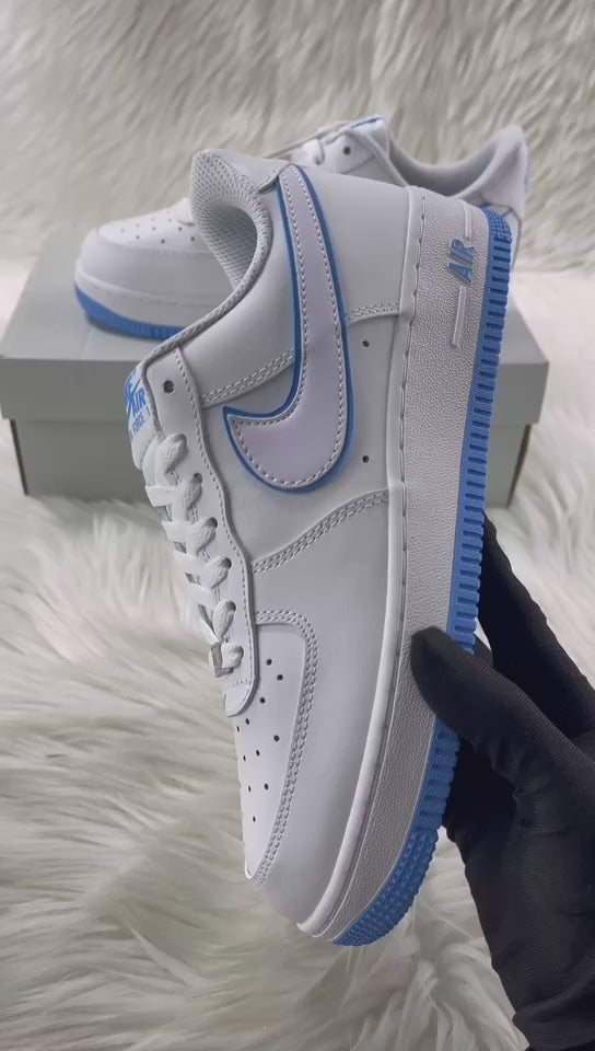 NK FORCE 1 - WHITE & BLUE